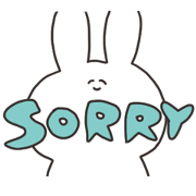 Rabbit of the thick character