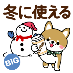 冬〜新春♡豆柴・柴犬【BIG】