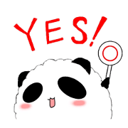 mogepanda Sticker