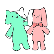 daily life of a cat and a rabbit