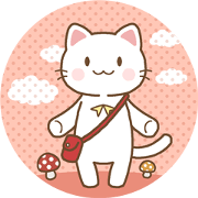 Cute white cat "Jasmine"
