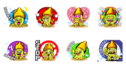Octopus Chibi Cute