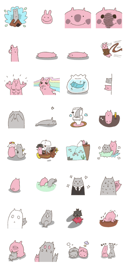Rabbita and Mermeaw