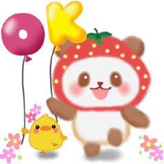 Strawberry panda animation