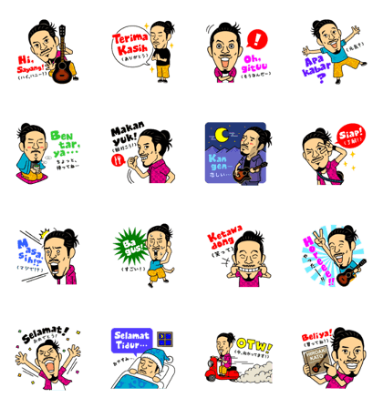 "HIROAKI KATO"Sticker
