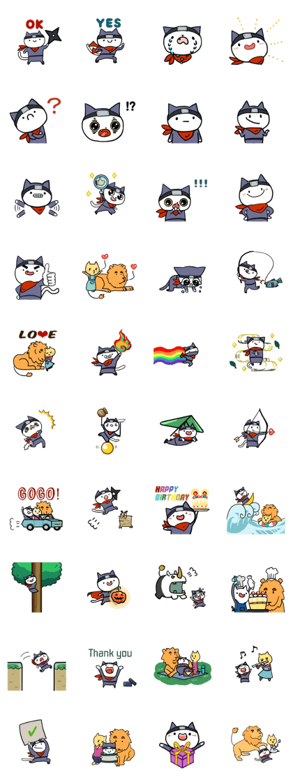 cat ninja family