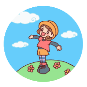 mountain girl's stickers.