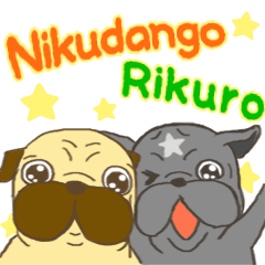Nick&Riku of Pug English ver.