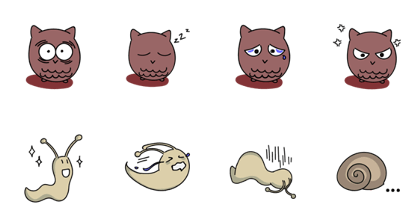 Owl & Larve