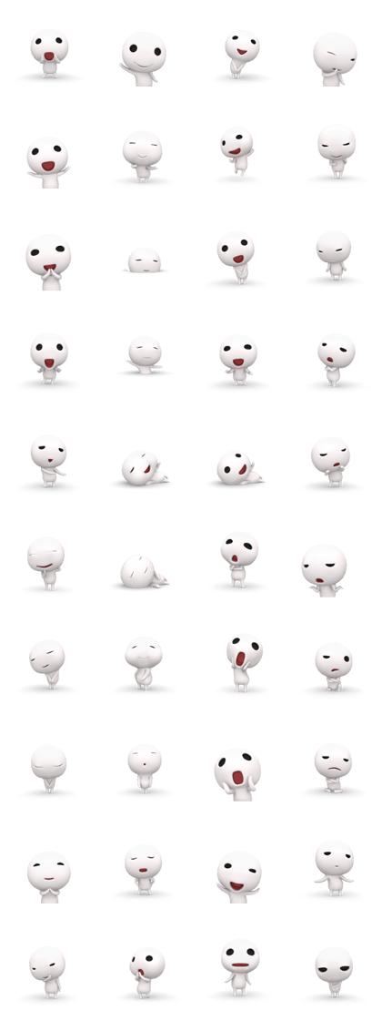 simple white puppet