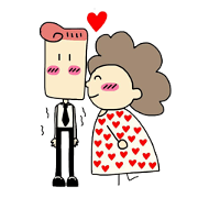 Mr.Stick and Mrs.Snow