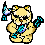 Birds and cats