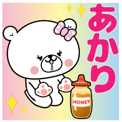 Bear Sticker Akari