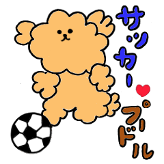 Soccer love poodle