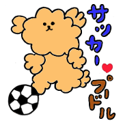 Soccer love poodle