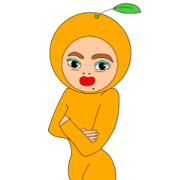 Cool and Elegant Ms.Orange