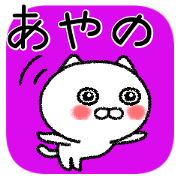 Ayanochan neko sticker