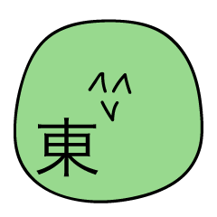 Avant-garde Sticker of Higashi
