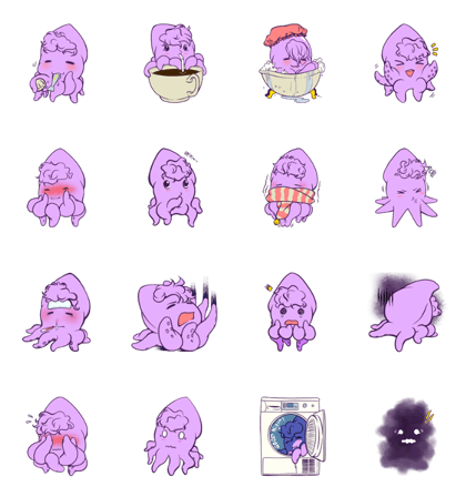 Francesco the timid septopus
