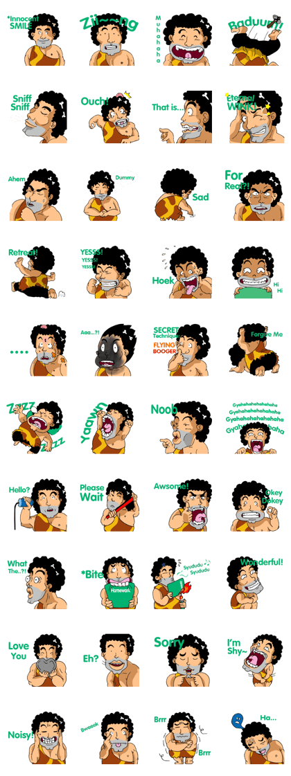 Afro Caveman (English)
