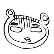 Funny fairy sticker