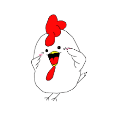 Energetic and cute chicken