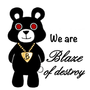 Blaze of destroy Blaze bearSticker