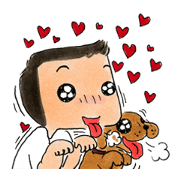 a dog person (boy version)