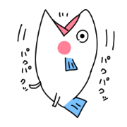 Not cute fish stcker