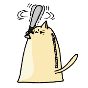 Nekosan with a zipper