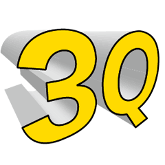 3D fonts words 016