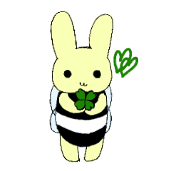 honey bunny sticker