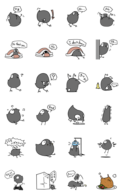 Funny crow