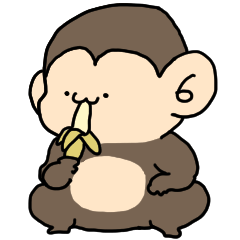 A bit annoying monkey
