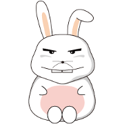 gentle and timid rabbit