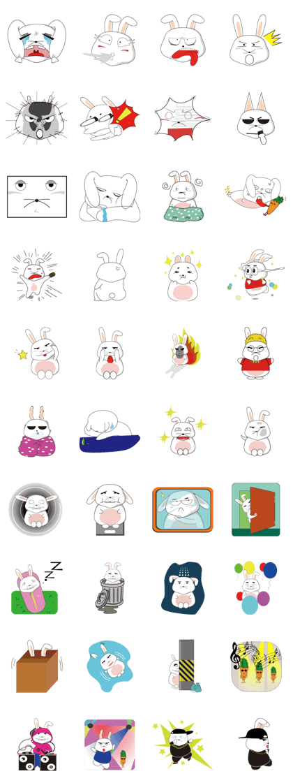 gentle and timid rabbit