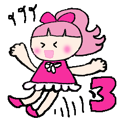 Pink favorite cute girl3