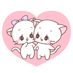 白い猫の恋人 Line スタンプ Line Store 白い猫の恋人 Line スタンプ Line Store