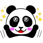 Panda cute eyes