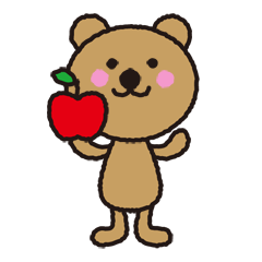 simple foods Sticker with KUMA(vol.1)