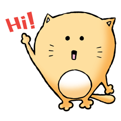 Ganbatte Cat