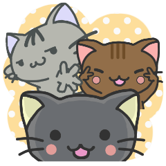UZA-KAWA CATS TRIO