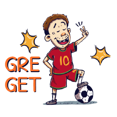 indonesian funny soccer stickers