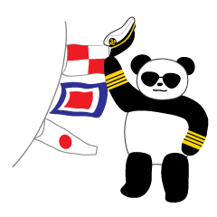 Captain Panda's Sticker