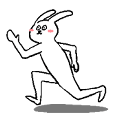 Carefree rabbit-cat2