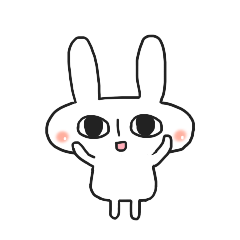 Cute Rabbit Sticker vol.1