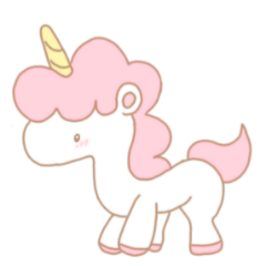 unicorn kecil yang lucu dan lucu