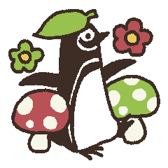 Magellanic penguin&Plants