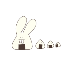 rice ball rabbit .