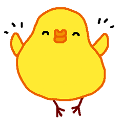 Cute yellow chicks